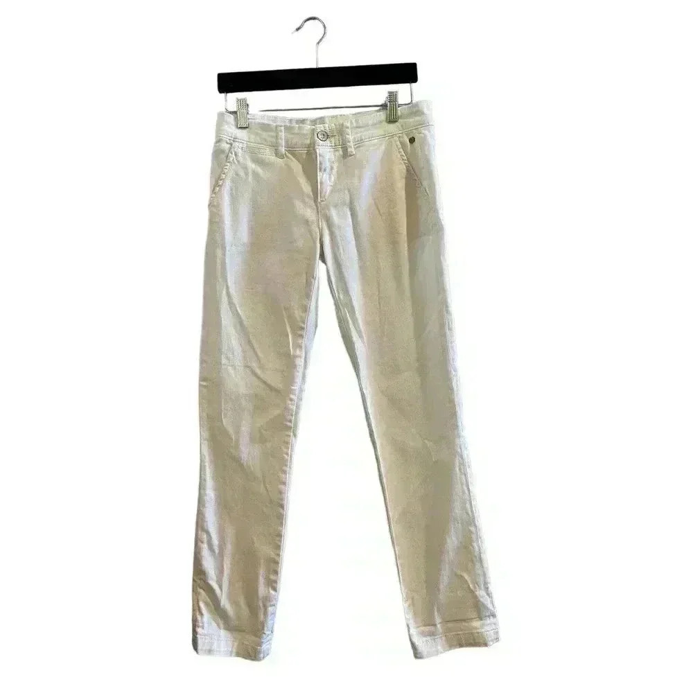 Anthropologie Pilcro And The Letterpress Jeans Women's 25 White Hyphen Fit Denim